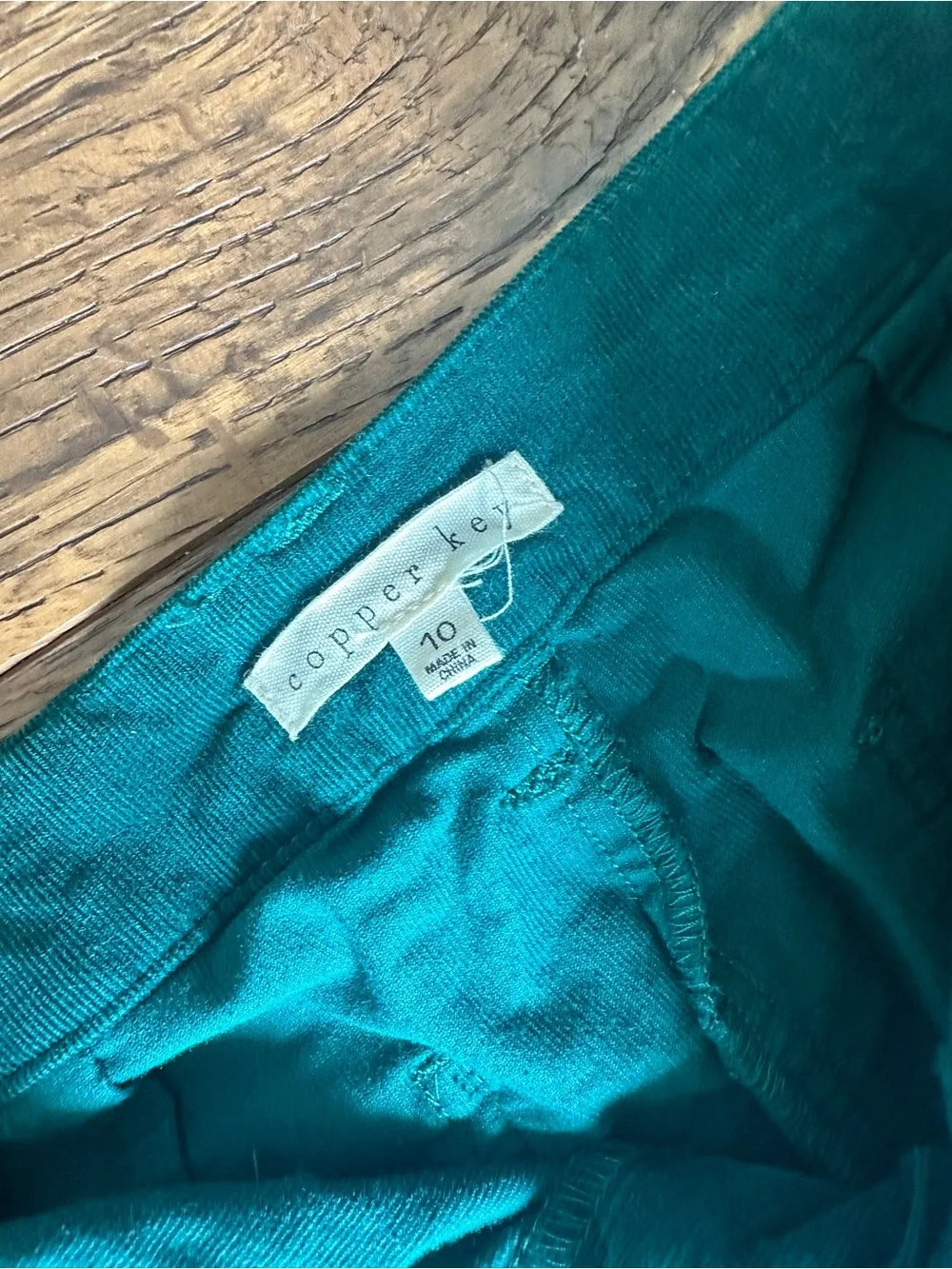 Copper Key Pine Green Flared Wide-Leg Jeans